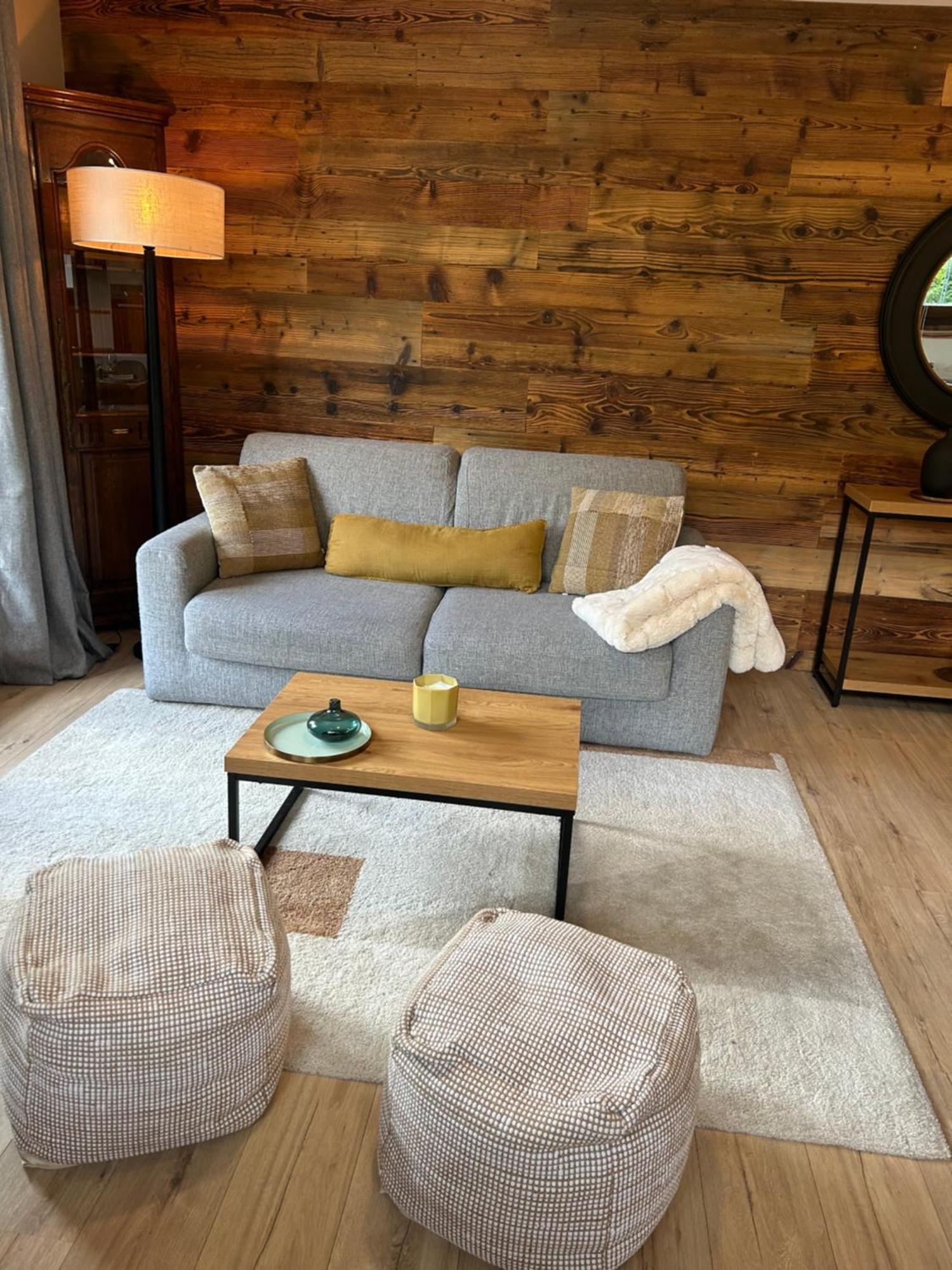 Appartement Style Chalet Avec Grande Terrasse Et Parking Prive Chamonix Dış mekan fotoğraf
